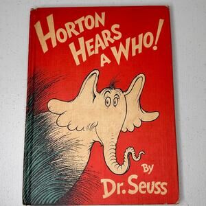 Dr Seuss Horton Hears A Who 1954 Hardcover First Edition Book Club Edition